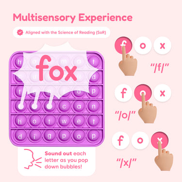 6 Extra CVC Fidget Mats (Word Pop)!